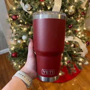 Large Yeti Cup (deep red)